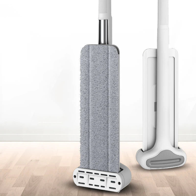 360° Rotating Self-Wringing Flat Mop – Hands-Free Floor Cleaning