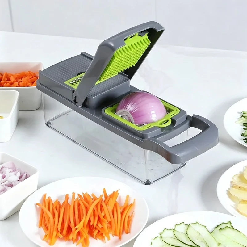16-in-1 Multifunctional Vegetable Chopper & Slicer