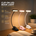 Rechargeable Clip-On Reading Light – 3 Color Modes
