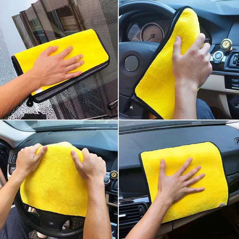 Microfiber Car Cleaning Towels – Soft & Absorbent Wash Cloths