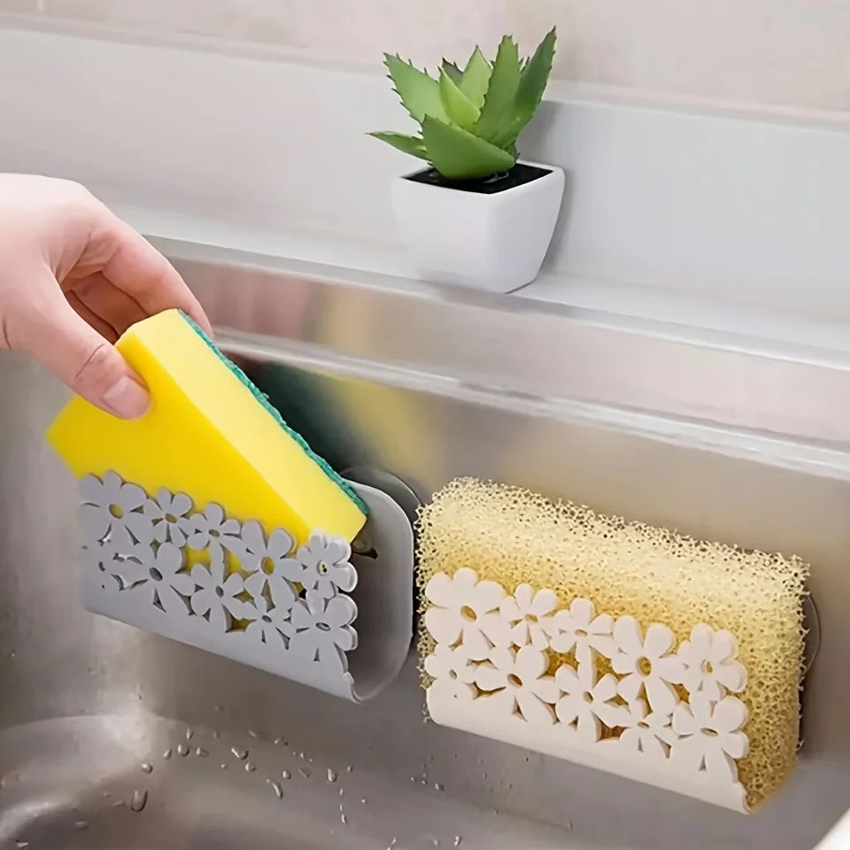 Kitchen Sink Sponge Holder – Space-Saving Sink Organizer