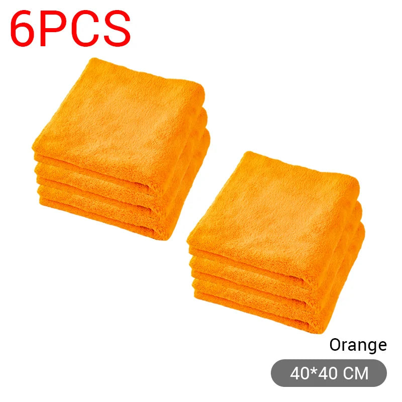 Premium Microfiber Car Detailing Towels – 40 × 40 cm