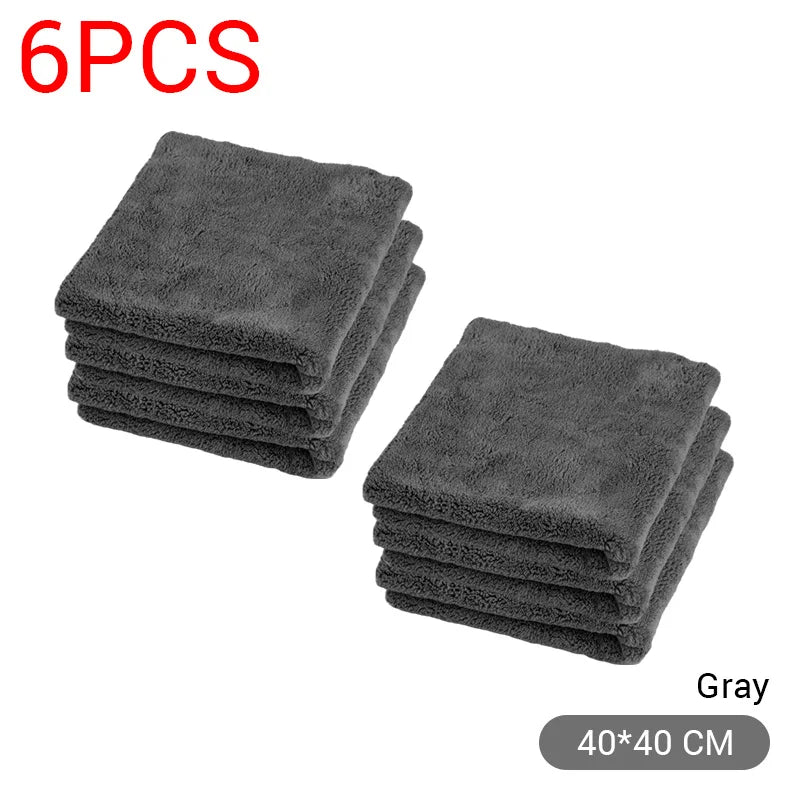 Premium Microfiber Car Detailing Towels – 40 × 40 cm