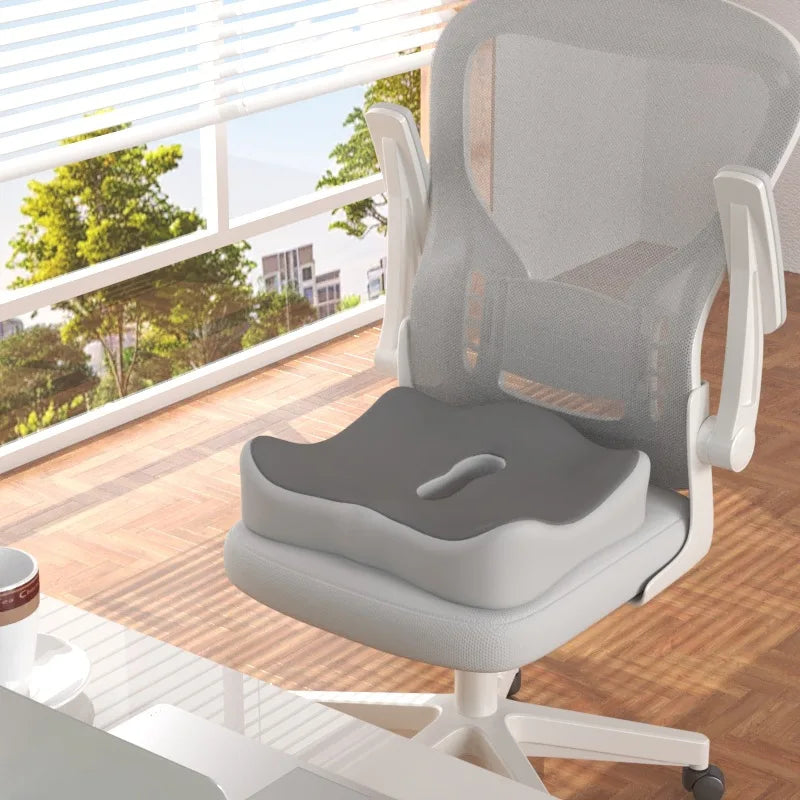 Ergonomic Memory Foam Seat Cushion – Comfort & Support Pillow