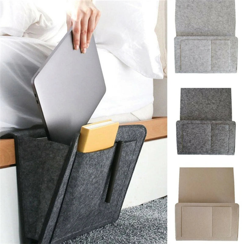 Bedside & Sofa Hanging Organizer – Storage Caddy with Multiple Pockets