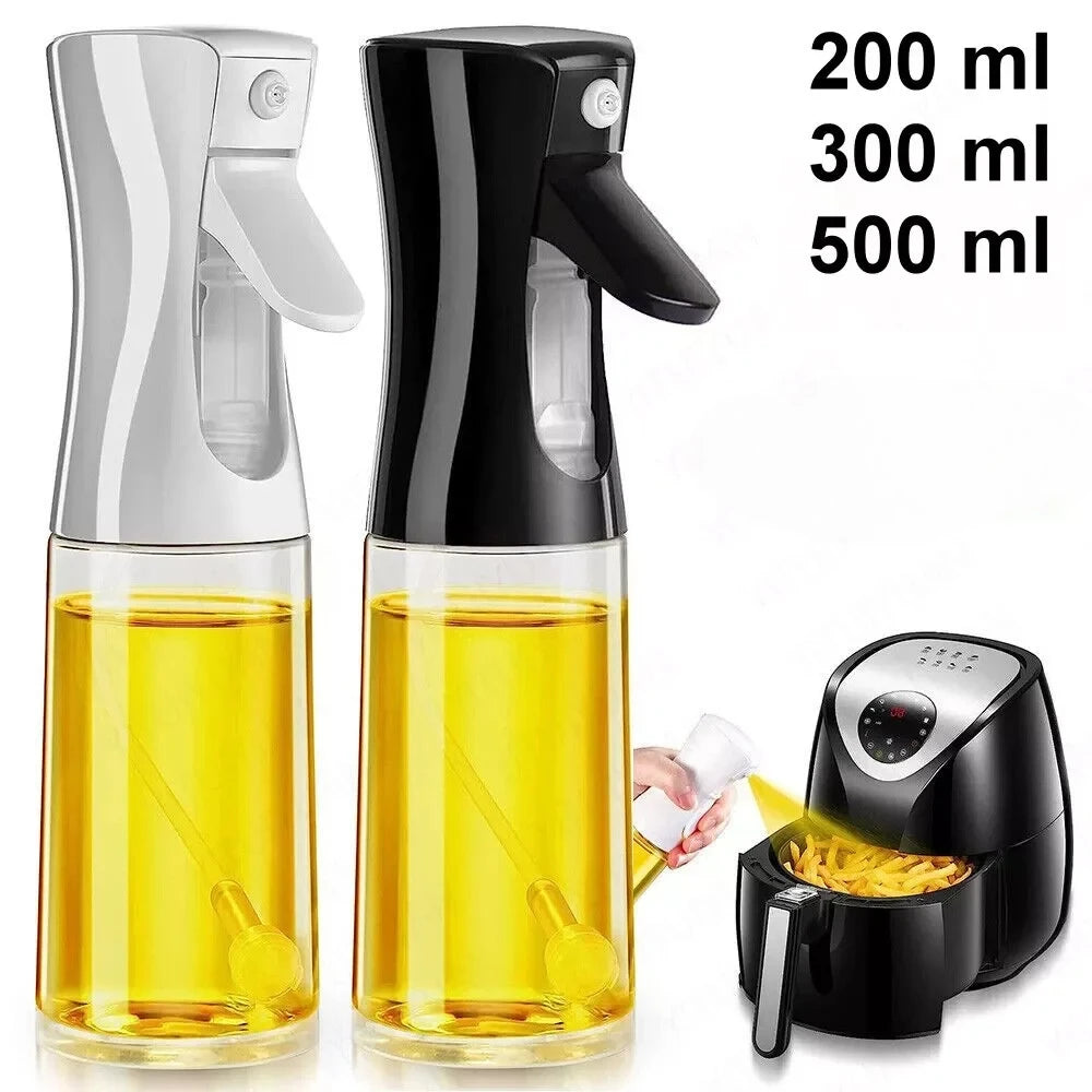 2-in-1 Cooking Oil Sprayer & Dispenser Bottle – 200 ml, 300 ml & 500 ml