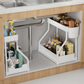 2-Tier Under-Sink Organizer – Pull-Out Storage Rack