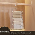 5-Tier Pants Hanger – Space-Saving Multi-Layer Closet Organizer