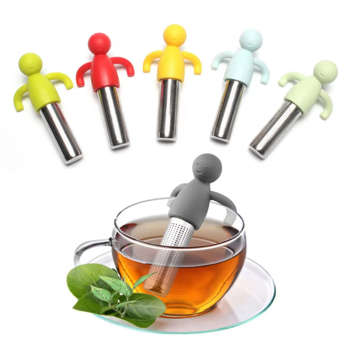Funny Man Tea Infuser – Stainless Steel Tea Strainer