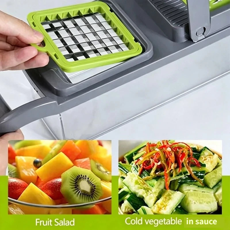 16-in-1 Multifunctional Vegetable Chopper & Slicer