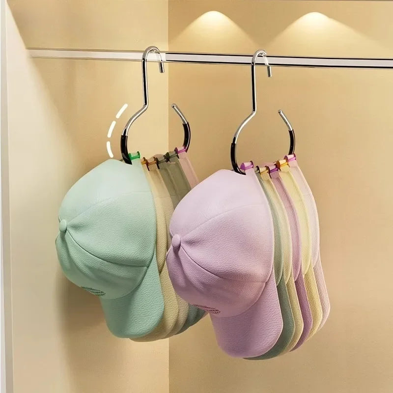 Multi-Purpose Hat & Scarf Organizer – Space-Saving Hanging Storage Rack