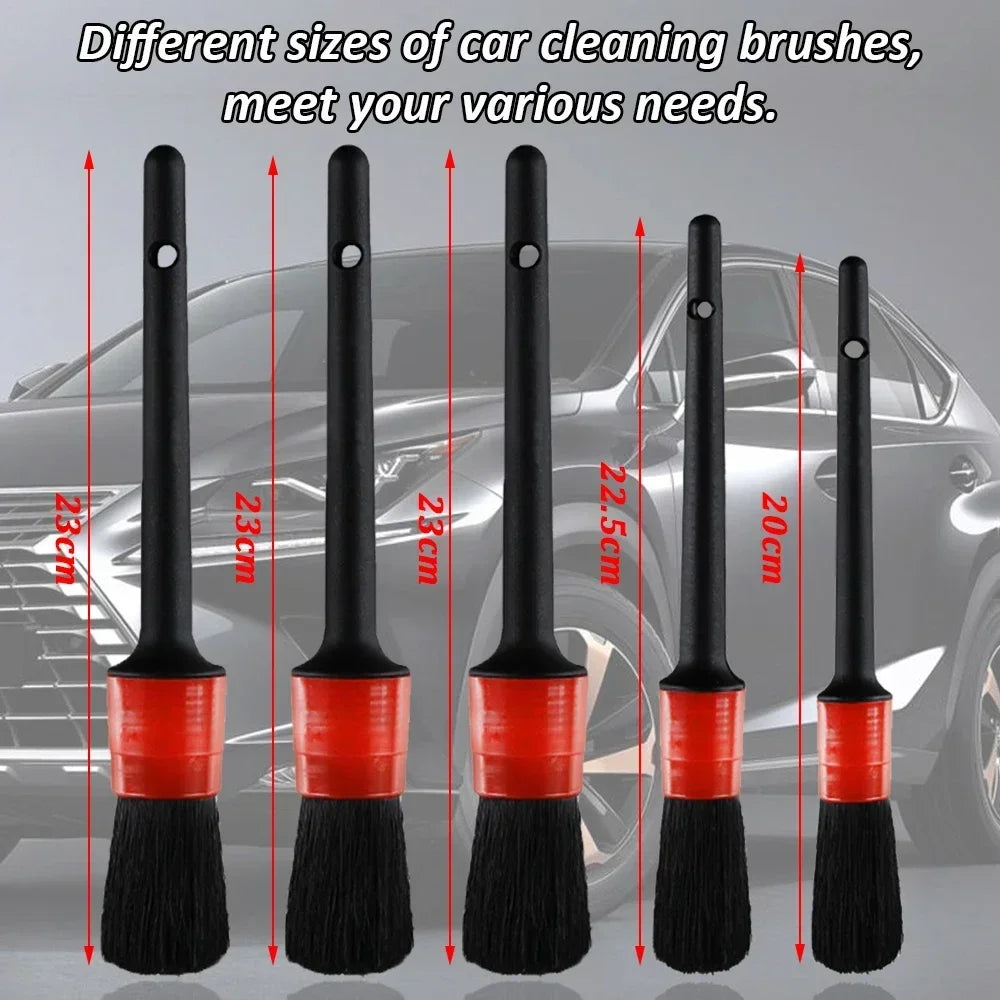 Car Interior Detailing Brush Kit – Multi-Piece Cleaning Set