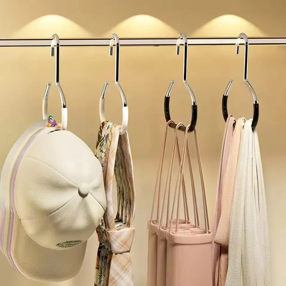 Multi-Purpose Hat & Scarf Organizer – Space-Saving Hanging Storage Rack