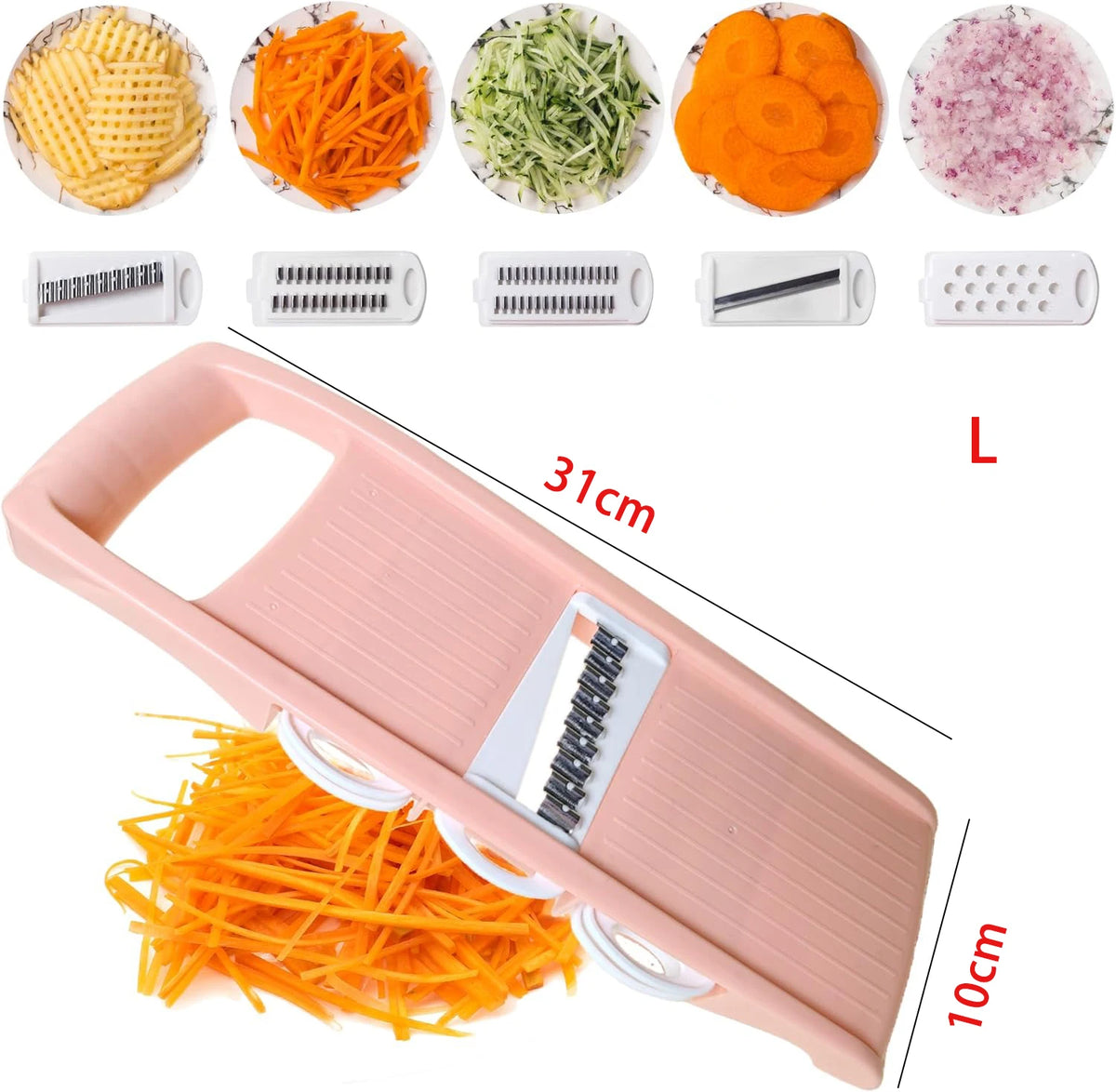 7-in-1 Multifunctional Vegetable Slicer & Grater