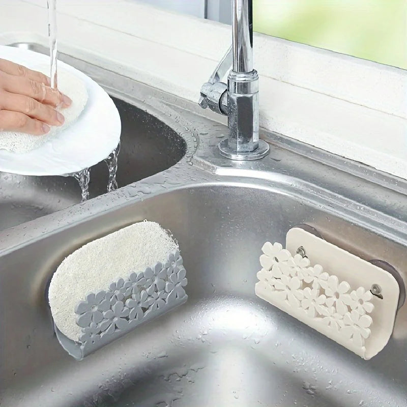Kitchen Sink Sponge Holder – Space-Saving Sink Organizer