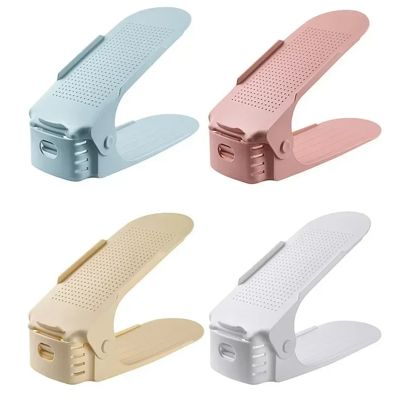 Adjustable Shoe Slot Organizers – Double-Layer Space-Saving Shoe Racks