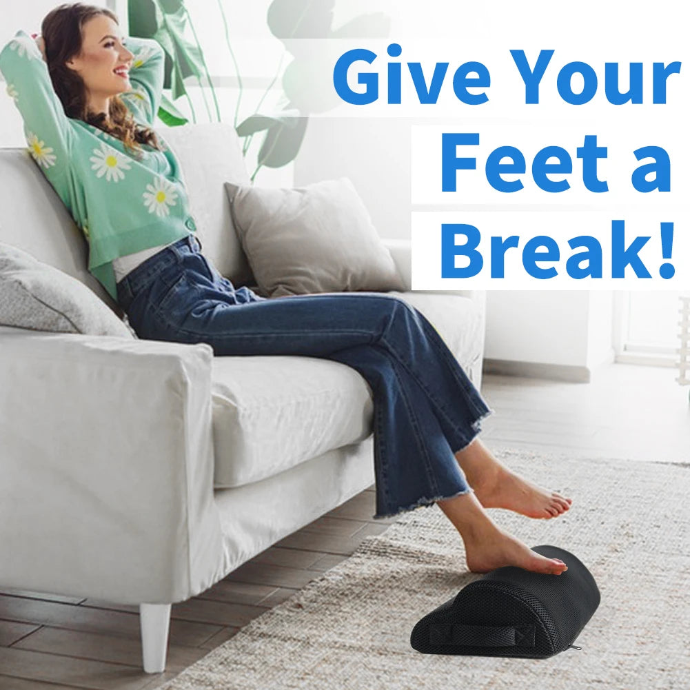 Memory Foam Foot Rest – Ergonomic Under-Desk Support