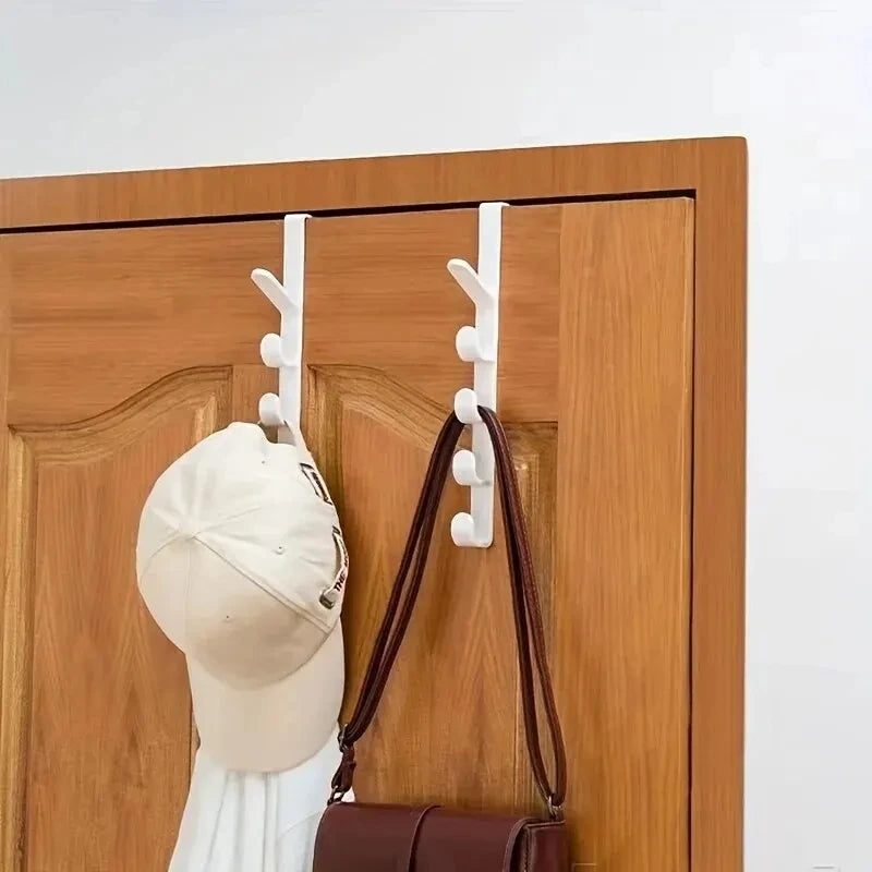 Over-the-Door Hanging Rack – Multi-Hook Storage Organizer
