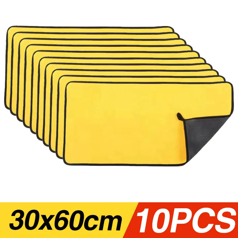 Microfiber Car Cleaning Towels – Soft & Absorbent Wash Cloths