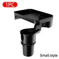 Car Cup Holder Expander with 360° Rotating Snack Tray