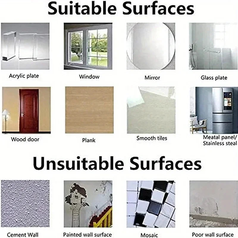 Double-Sided Adhesive Wall Hooks – Transparent No-Drill Hanging Holders