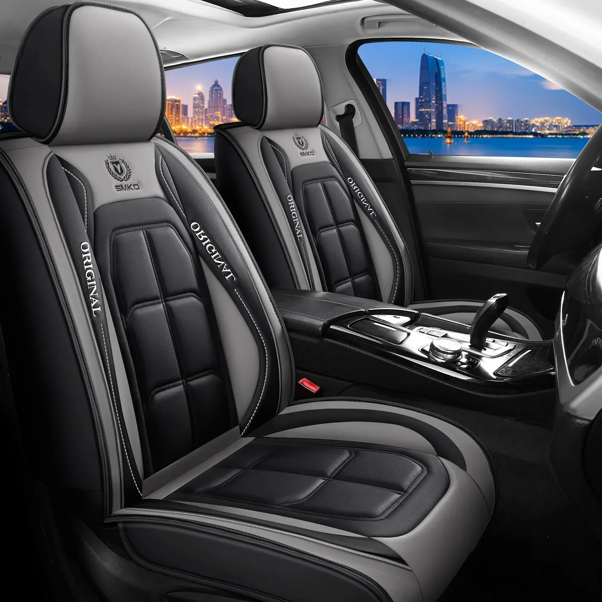 Universal Leather Car Seat Cover – All-Season Seat Cushion