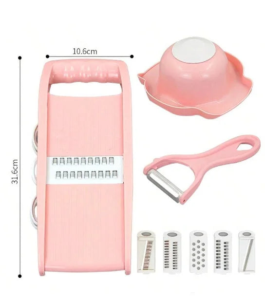 7-in-1 Multifunctional Vegetable Slicer & Grater