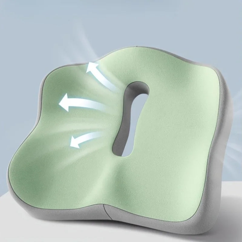 Ergonomic Memory Foam Seat Cushion – Comfort & Support Pillow