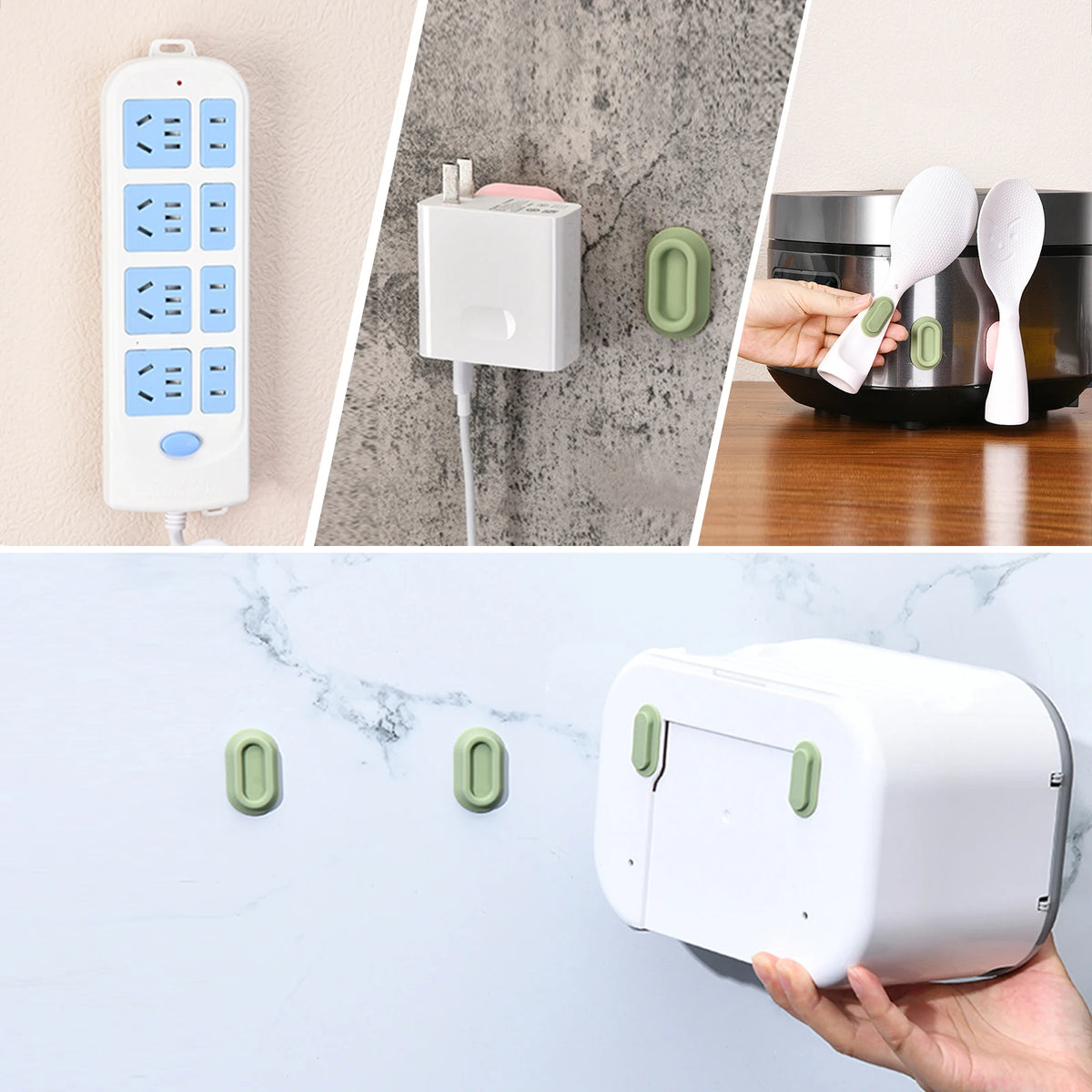 Magnetic Remote Control Holder – Self-Adhesive Wall Mount Organizer