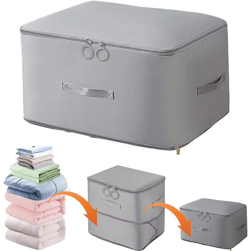 Space-Saving Compression Storage Bag – Organizer for Blankets, Comforters & Clothes