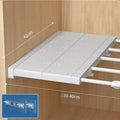 Adjustable Expandable Storage Shelf – No-Drill Closet & Wardrobe Organizer