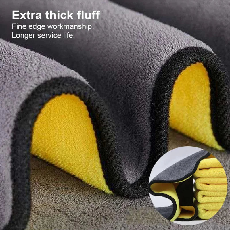 Microfiber Car Cleaning Towels – Soft & Absorbent Wash Cloths
