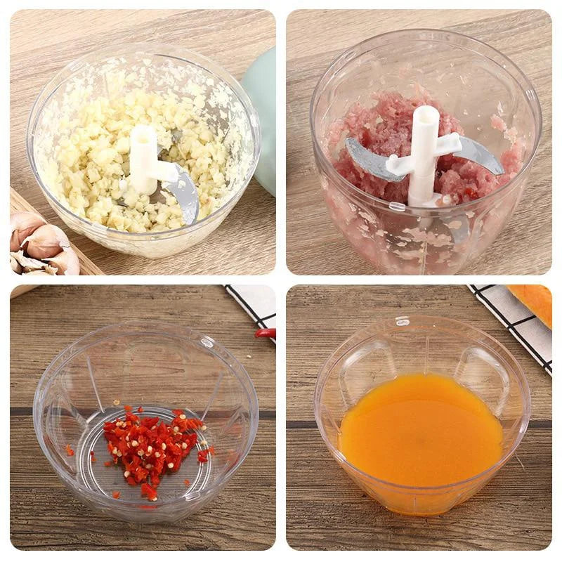 Manual Garlic & Vegetable Chopper – 500/900 ml