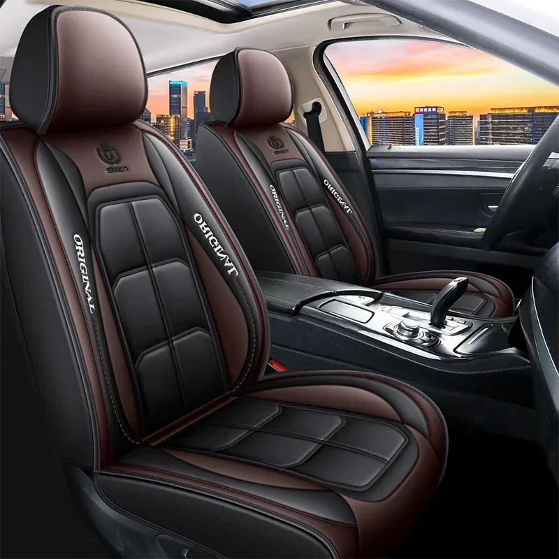 Universal Leather Car Seat Cover – All-Season Seat Cushion