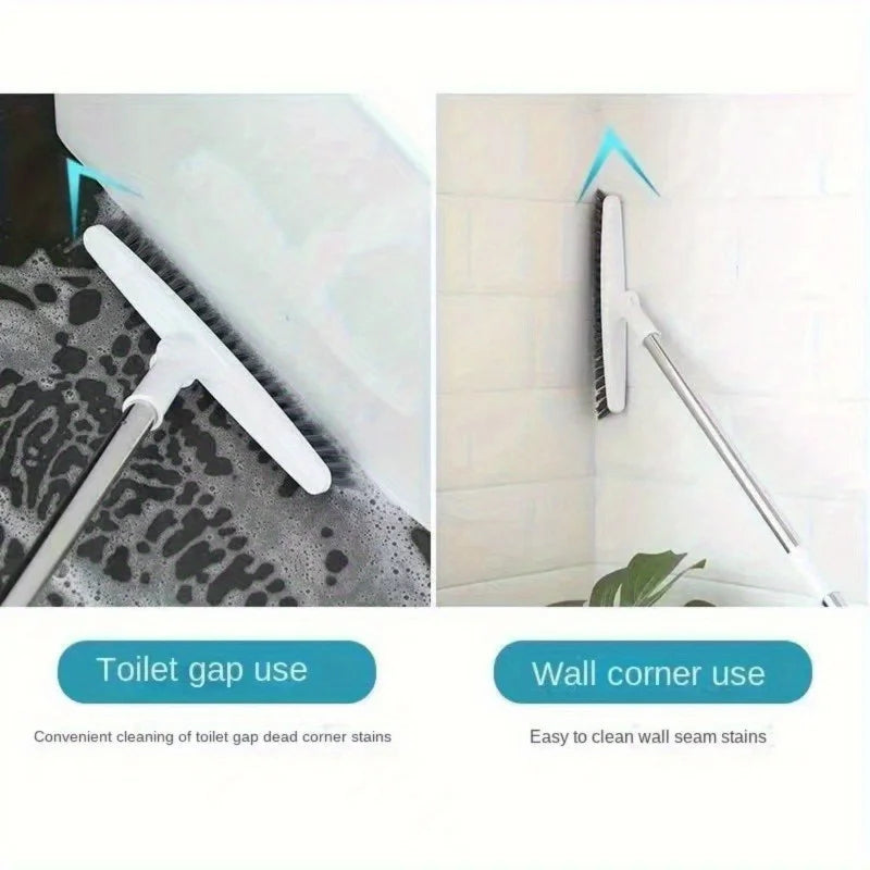 Long Handle Floor Scrub Brush – Bathroom & Tile Cleaning Brush