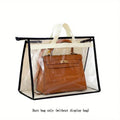 Clear Handbag Storage Bags – Dustproof Purse Organizers with Zipper
