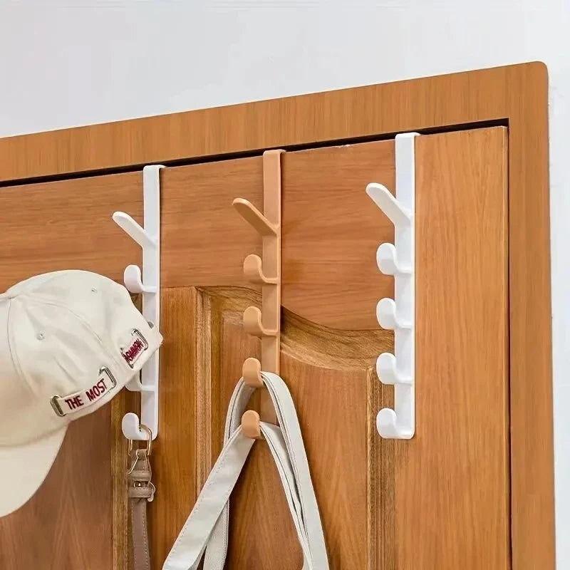 Over-the-Door Hanging Rack – Multi-Hook Storage Organizer