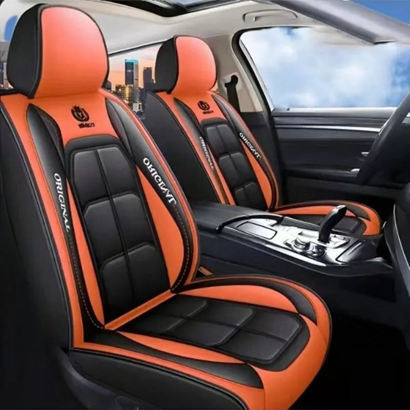 Universal Leather Car Seat Cover – All-Season Seat Cushion