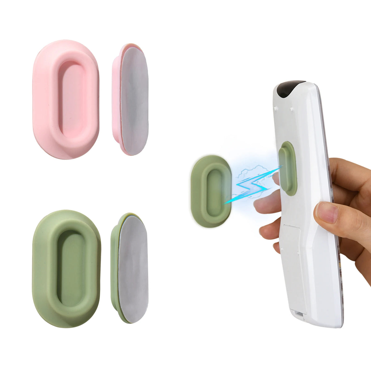 Magnetic Remote Control Holder – Self-Adhesive Wall Mount Organizer