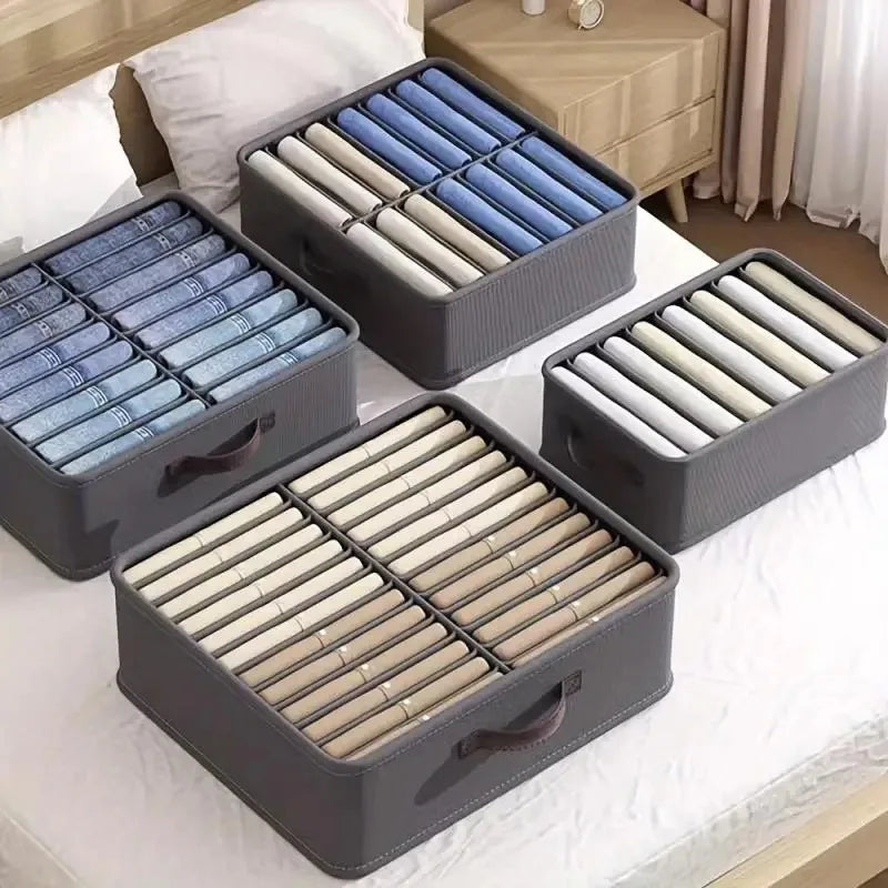 Foldable Clothes Organizer – Wardrobe & Drawer Storage Box