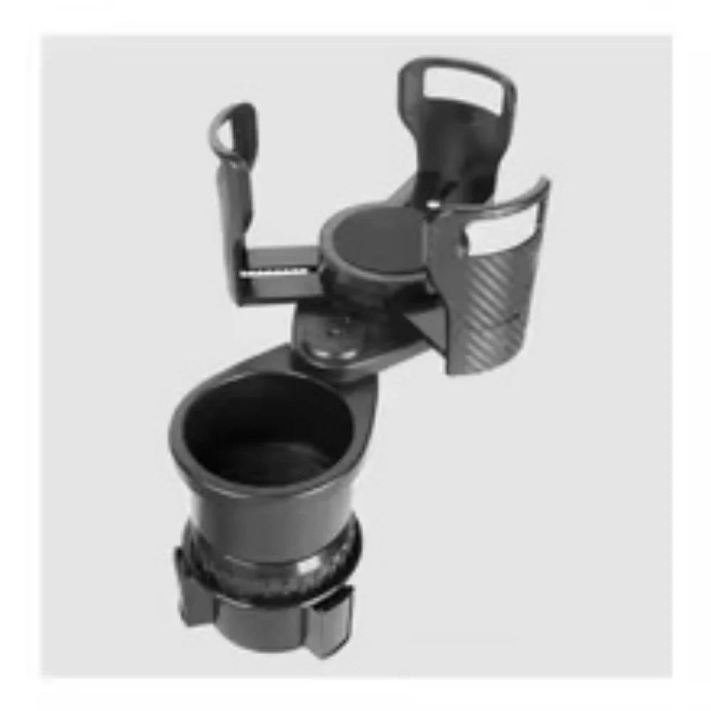 Adjustable Dual Car Cup Holder Expander – Rotating Storage Organizer