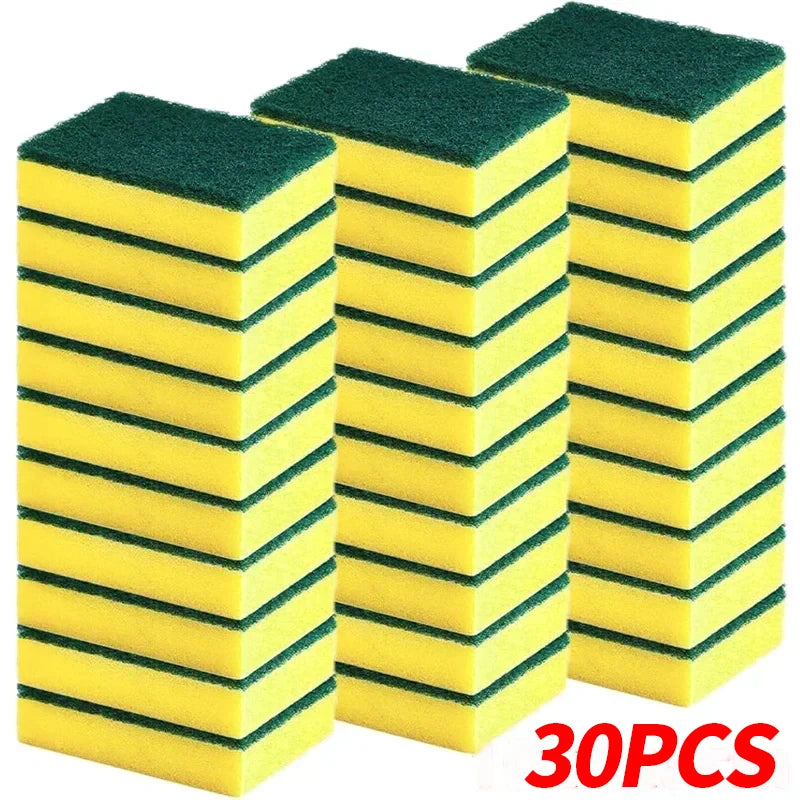 Double-Sided Heavy-Duty Cleaning Sponges