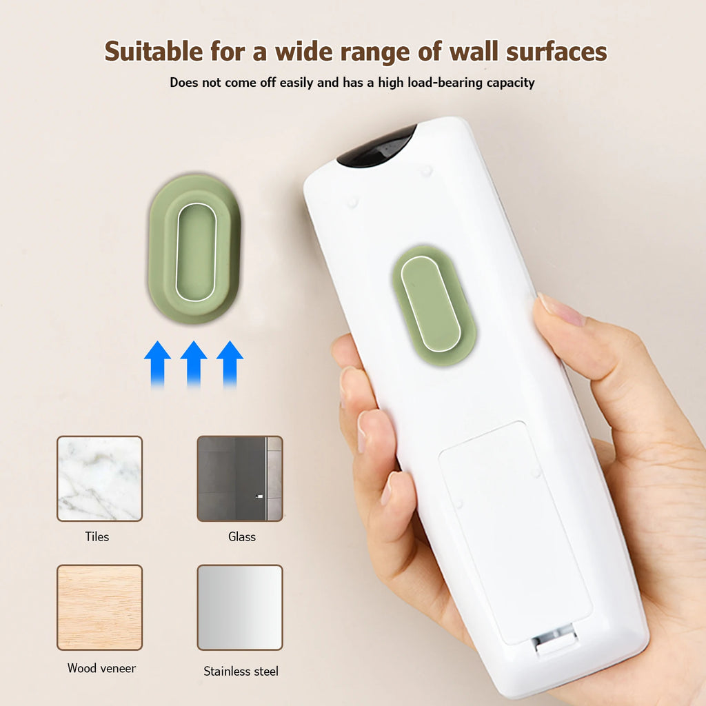 Magnetic Remote Control Holder – Self-Adhesive Wall Mount Organizer