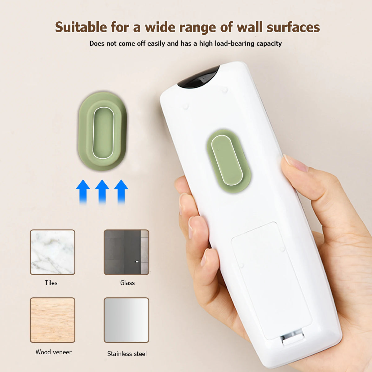 Magnetic Remote Control Holder – Self-Adhesive Wall Mount Organizer