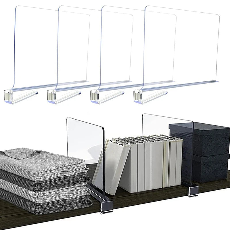 Closet Shelf Dividers – Space-Saving Wardrobe & Clothing Organizers