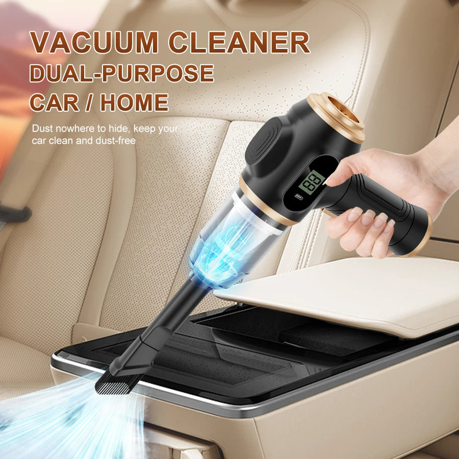 Cordless Handheld Car Vacuum Cleaner – Portable Interior Cleaner
