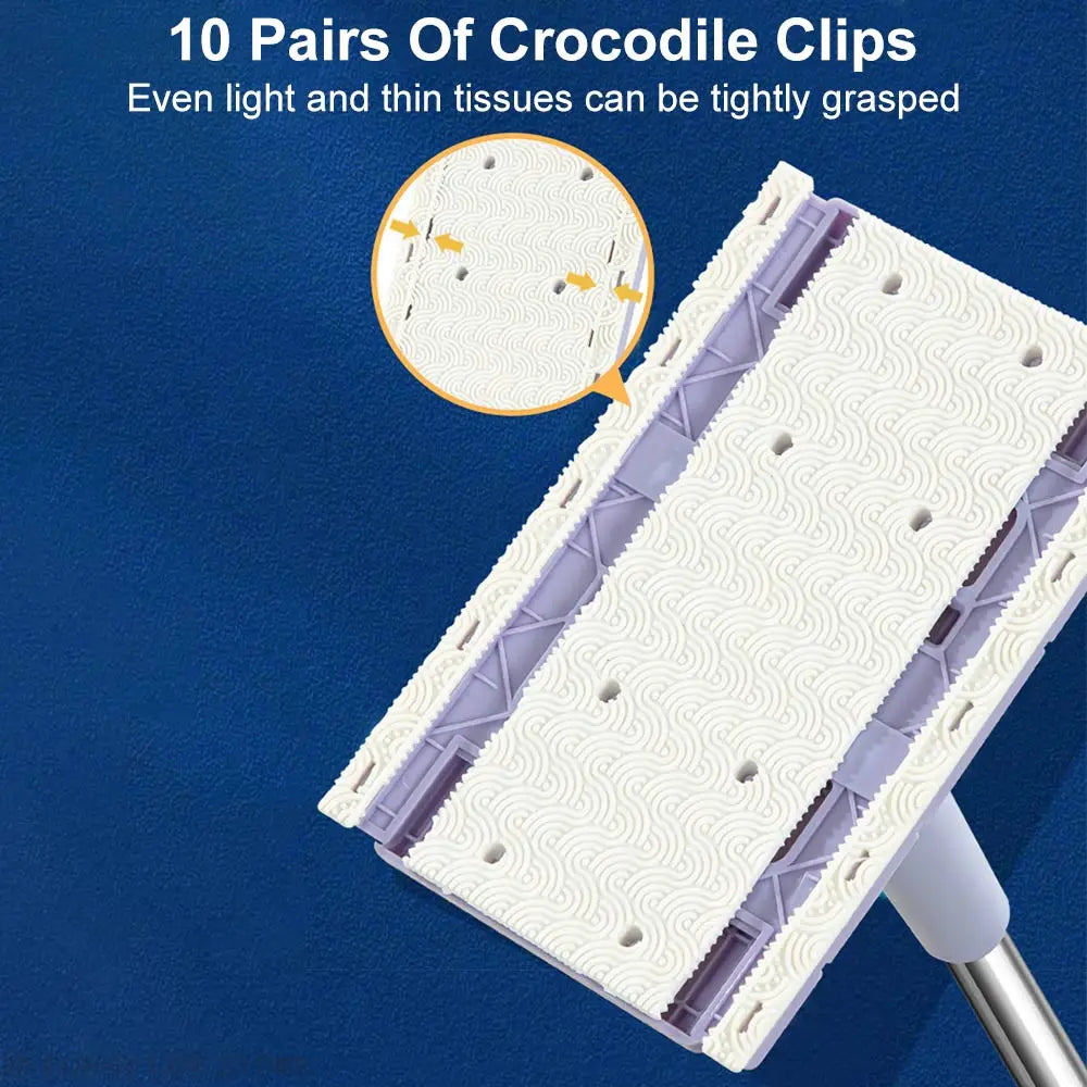 360° Rotating Flat Mop – Hands-Free Floor Cleaning Tool