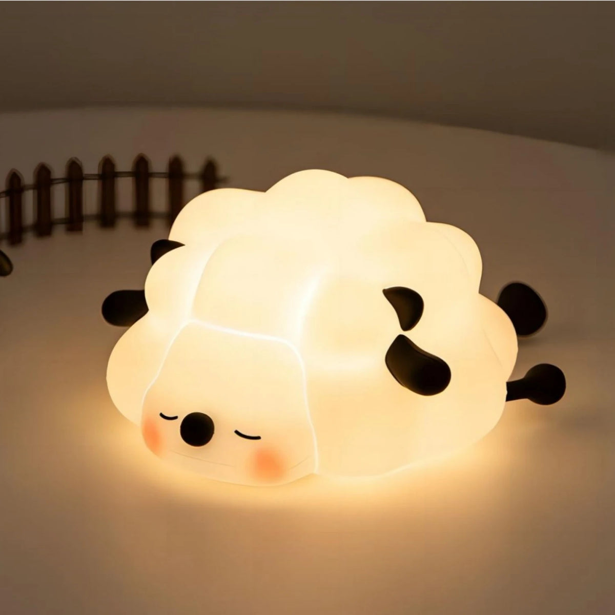 Cute Silicone LED Night Light – USB Rechargeable Animal Lamp