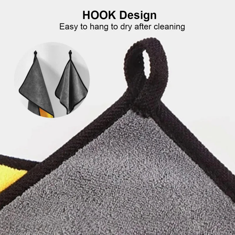 Microfiber Car Cleaning Towels – Soft & Absorbent Wash Cloths