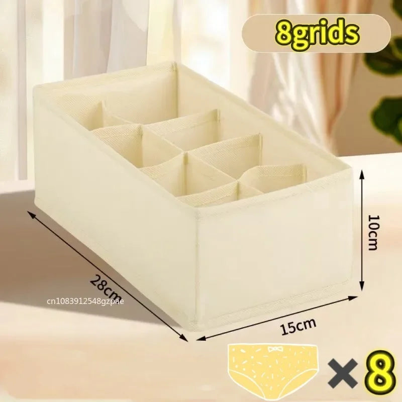 Foldable Drawer Organizer with Compartments – Underwear & Sock Storage Box